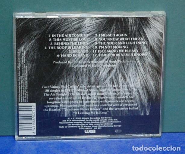 CDs de m&uacute;sica: Phil Collins. Face value. CD - Foto 2