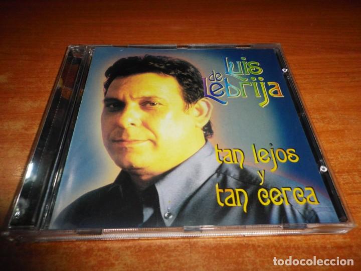 Music CDs: LUIS DE LEBRIJA Tan lejos y tan cerca CD ALBUM DEL A&Ntilde;O 2000 CONTIENE 8 TEMAS TANGOS ALEGRIAS BULERIA