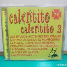 CDs de Música: CALENTITO. CALENTITO 3.ALEJANDRO SANZ,ROSANA ARBELO... CD DOBLE NUEVO¡¡ PEPETO