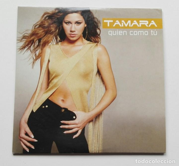 CDs de m&uacute;sica: TAMARA QUIEN COMO T&Uacute; CD SINGLE PROMO 2003 ABR&Aacute;ZAME - Foto 2