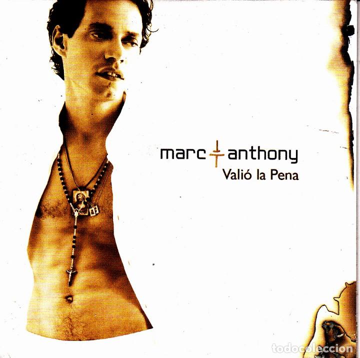 CDs de m&uacute;sica: MARC ANTHONY - VALIO LA PENA CD SINGLE 2 TEMAS PROMO 2004 - Foto 1