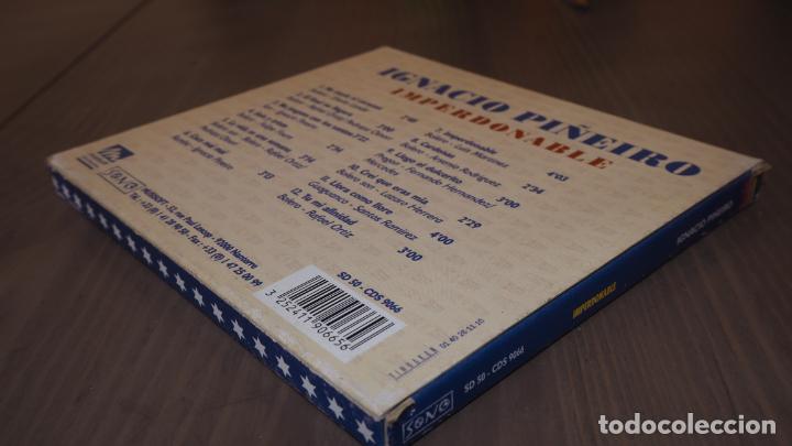 CDs de m&uacute;sica: IGNACIO PI&Ntilde;EIRO IMPERDONABLE  CD BOLERO LATINA             R - Foto 2