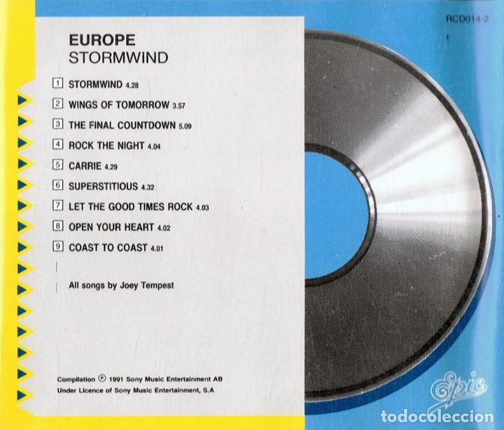 CDs de m&uacute;sica: EUROPE STORMWIND - Foto 2