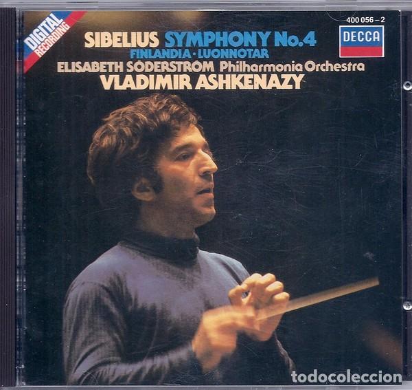 CDs de m&uacute;sica: Sibelius - Symphony n&ordm; 4 - Ashkenazy - CD - Foto 1