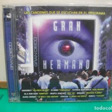 CDs de Música: GRAN HERMANO LAS CANCIONES QUE SE ESCUCHAN EN EL PROGRAMA. 2002 DOBLE CD PEPETO. Lote 149506482