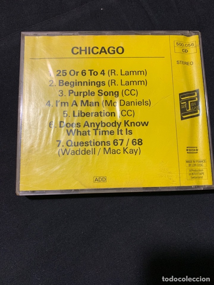 CDs de m&uacute;sica: SCD93 CHICAGO ( cd segunda mano ) - Foto 2
