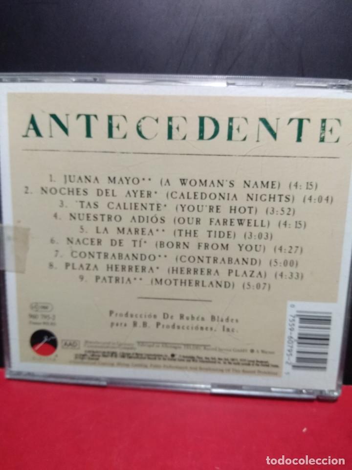 CDs de m&uacute;sica: CD RUBEN BLADES Y SON DEL SOL : ANTECEDENTE - Foto 2