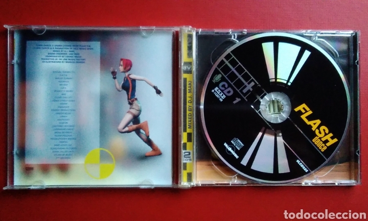CDs de m&uacute;sica: CD m&uacute;sica flash dance a&ntilde;o 1999 2 cds - Foto 2