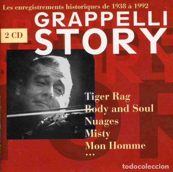 CDs de m&uacute;sica: St&eacute;phane Grappelli - Grappelli Story - 2xCD Recopilatorio - Foto 1