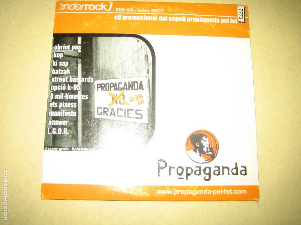 CDs de m&uacute;sica: PROPAGANDA - CD PROMO CON 12 GRUPOS - Foto 1