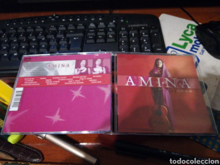 CDs de m&uacute;sica: Amina cd algo de mi 2000 /2 - Foto 1