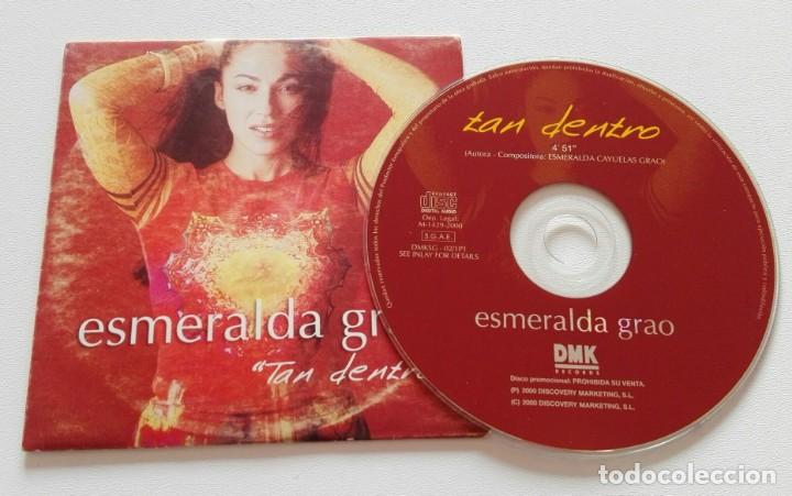 CDs de m&uacute;sica: ESMERALDA GRAO TAN DENTRO CD SINGLE PROMO 2000 - Foto 1