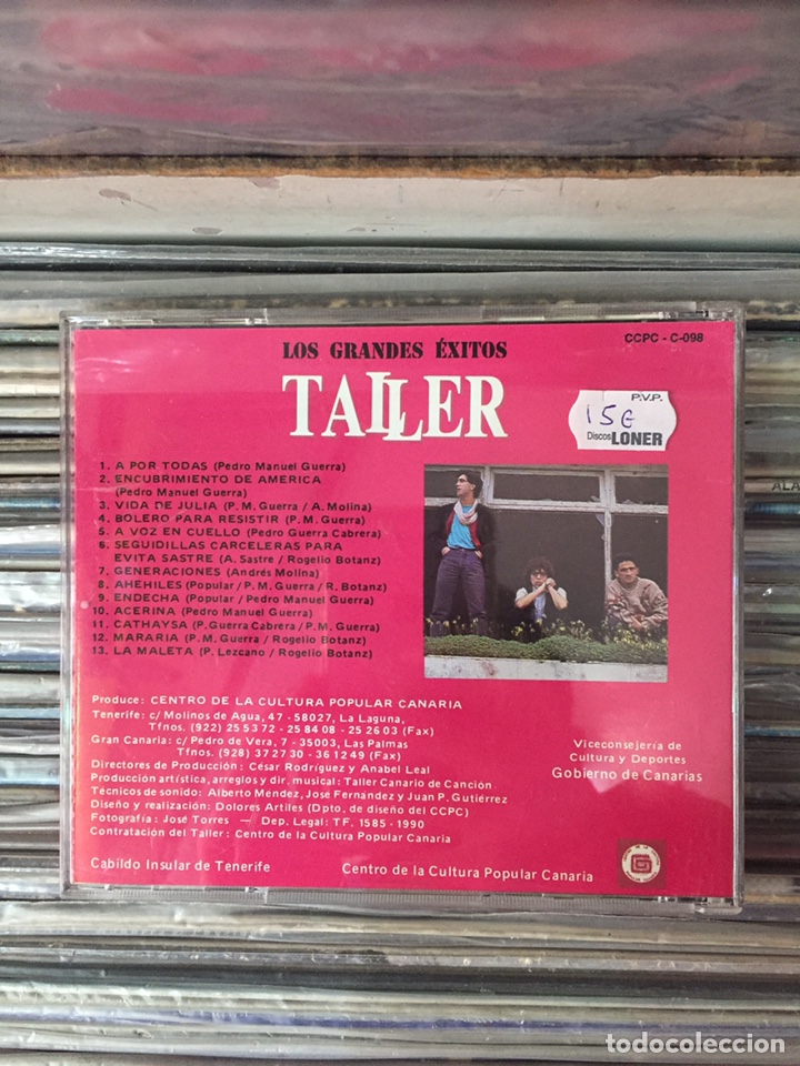 CDs de m&uacute;sica: Taller. Los Grandes &Eacute;xitos - Foto 2