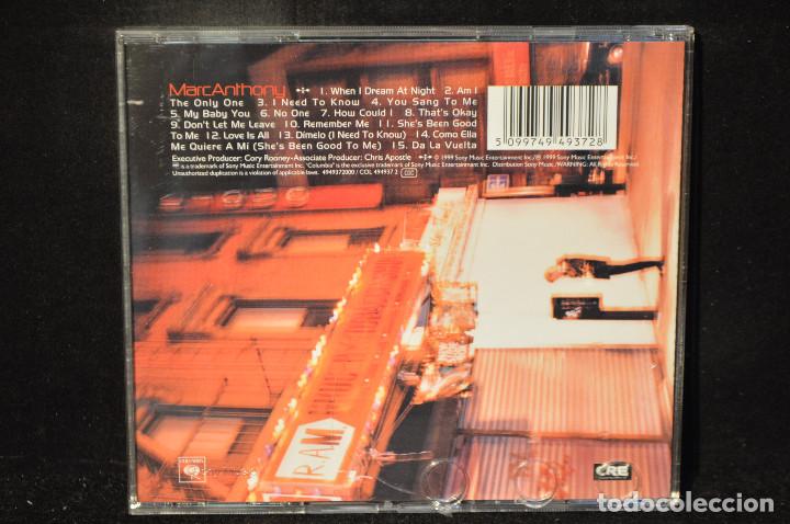 CDs de m&uacute;sica: MARC ANTHONY - MARC ANTHONY - CD - Foto 2