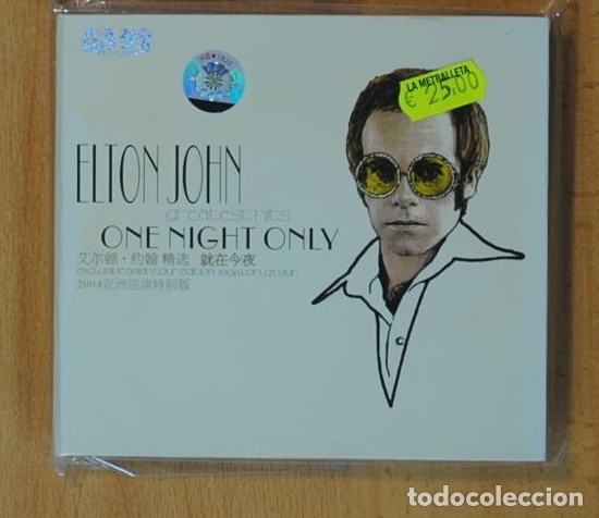 CDs de m&uacute;sica: ELTON JOHN - ONE NIGHT ONLY - 2 CD - Foto 1