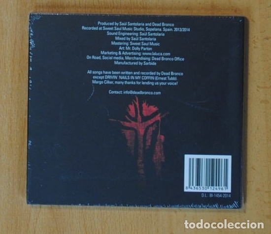 CDs de m&uacute;sica: DEAD BRONCO - PENITENT MAN - CD - Foto 2