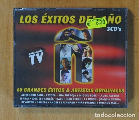 CDs de m&uacute;sica: VARIOS - LOS EXITOS DEL A&Ntilde;O - 3 CD - Foto 1