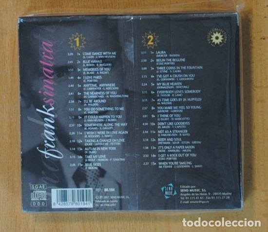 CDs de m&uacute;sica: FRANK SINATRA - VOICES COLLECTIONS - 2 CD - Foto 2