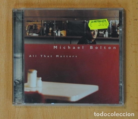 CDs de m&uacute;sica: MICHAEL BOLTON - ALL THAT MATTERS - CD - Foto 1