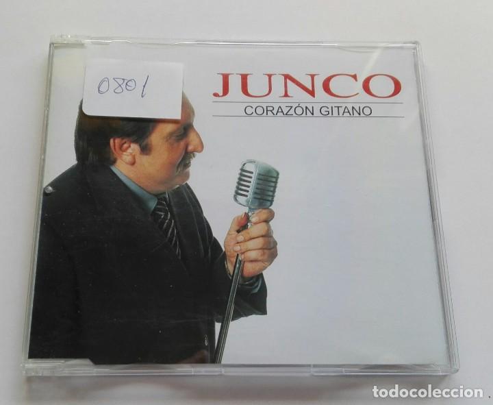 CDs de m&uacute;sica: JUNCO CORAZ&Oacute;N GITANO CD SINGLE PROMO 2000 A MI MANERA - Foto 1