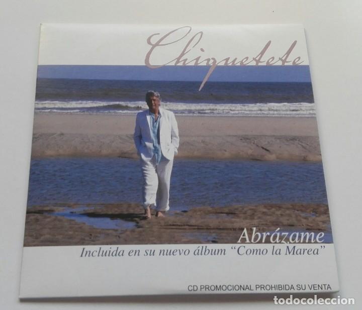 CDs de m&uacute;sica: CHIQUETETE ABR&Aacute;ZAME CD SINGLE PROMO COMO LA MAREA - Foto 2
