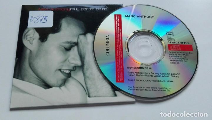 CDs de m&uacute;sica: MARC ANTHONY MUY DENTRO DE M&Iacute; CD SINGLE PROMO 2000 - Foto 1