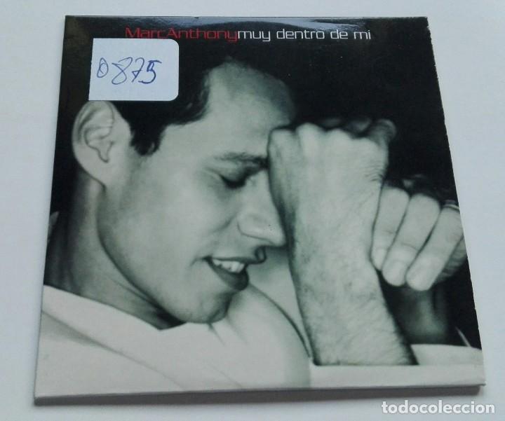 CDs de m&uacute;sica: MARC ANTHONY MUY DENTRO DE M&Iacute; CD SINGLE PROMO 2000 - Foto 2