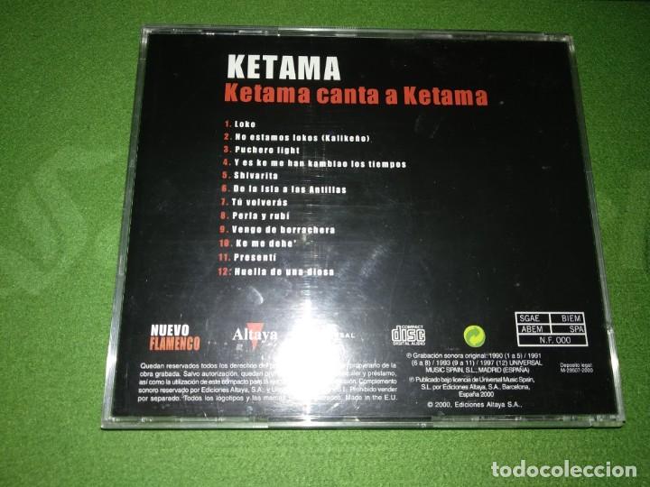 CDs de m&uacute;sica: CD KETAMA---KETAMA CANTA A KETAMA - Foto 2