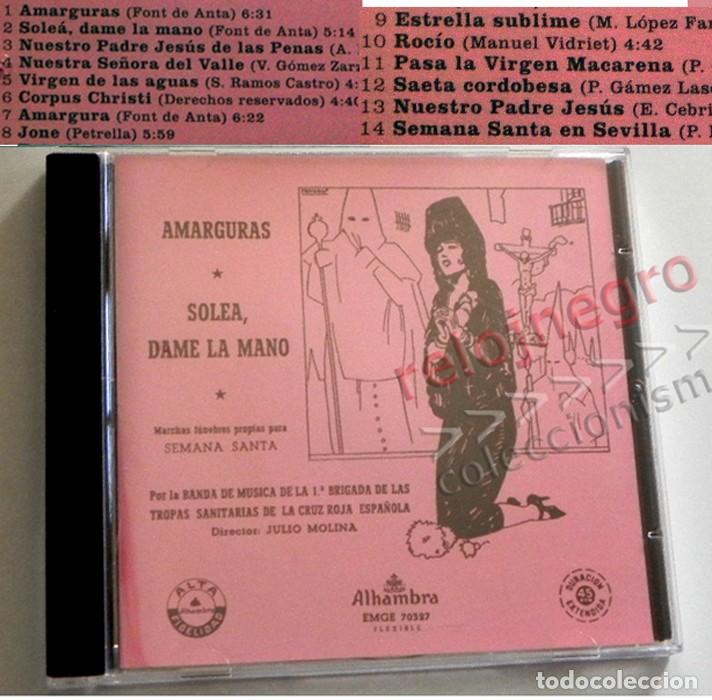 CDs de M&uacute;sica: TESOROS MUSICALES DE LA SEMANA SANTA CD M&Uacute;SICA MARCHAS AMARGURA ESTRELLA ROC&Iacute;O SEVILLA BANDA CORNETA