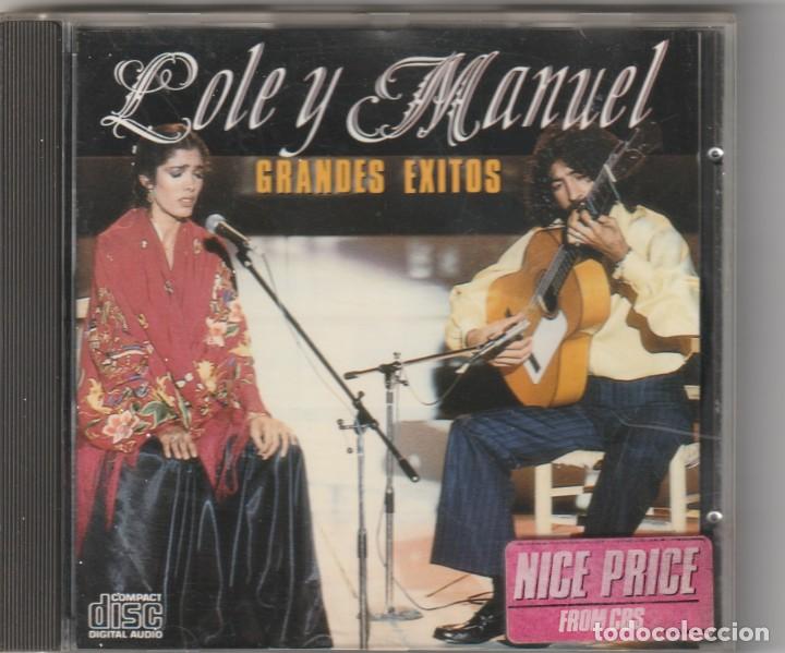 CDs de m&uacute;sica: LOLE Y MANUEL - GRANDES EXITOS (CD CBS 1989) - Foto 1