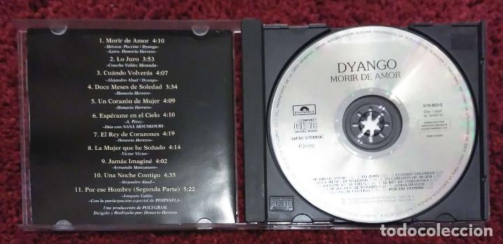 CDs de m&uacute;sica: DYANGO (MORIR DE AMOR) CD 1993 - 11 Temas - Foto 3