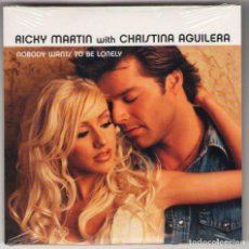 CDs de Música: CD RICKY MARTIN WITH CHRISTINA AGUILERA - NOBODY WANTS TO BE LONELY. Lote 150393474