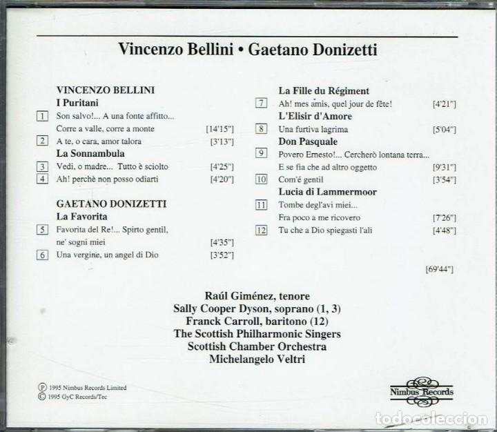 CDs de m&uacute;sica: Donizetti & Bellini: Arias de &Oacute;pera - Foto 2