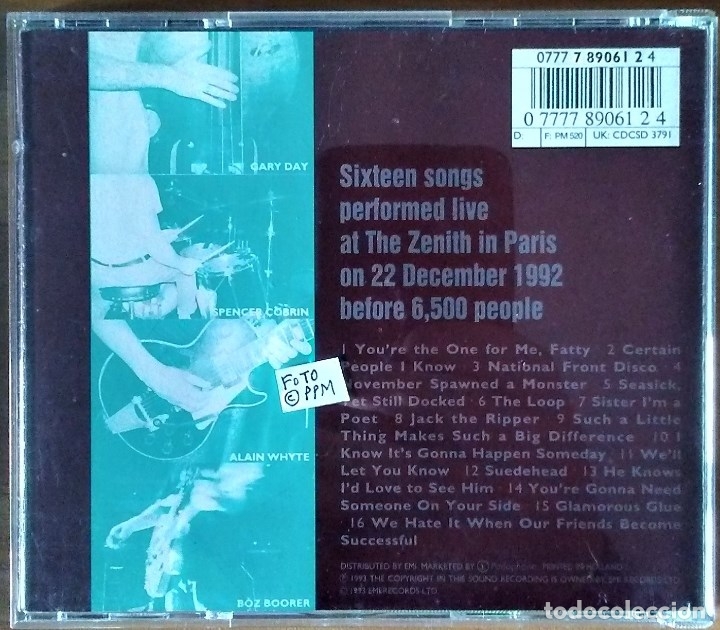 CDs de m&uacute;sica: MORRISSEY - Beethoven Was Deaf CD - Foto 2