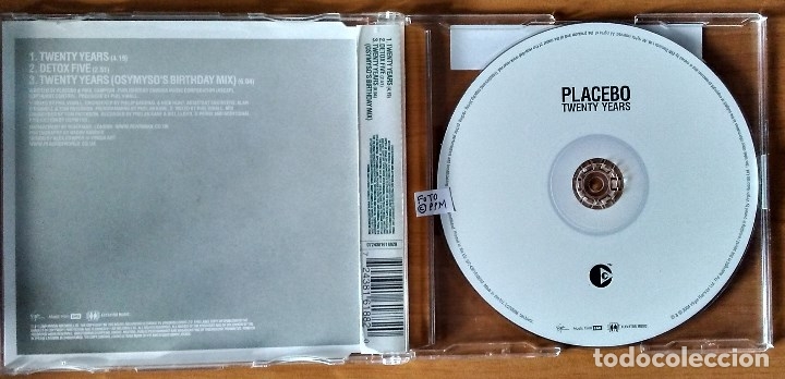 CDs de m&uacute;sica: Placebo - Twenty Years (CD-SINGLE) - Foto 4