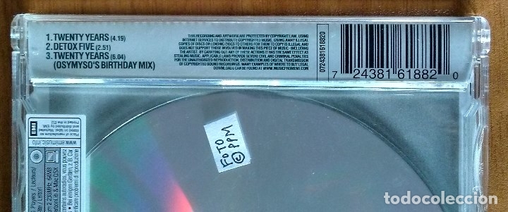 CDs de m&uacute;sica: Placebo - Twenty Years (CD-SINGLE) - Foto 3