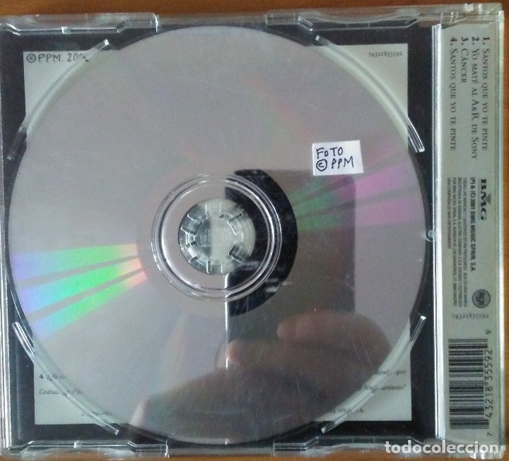 CDs de m&uacute;sica: LOS PLANETAS - Santos que yo te pint&eacute; (CD-SINGLE) - Foto 2