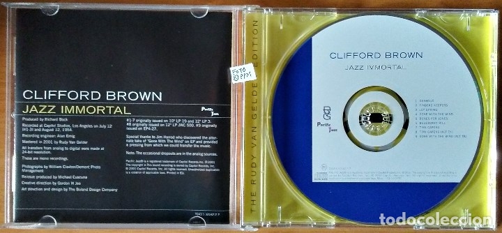 CDs de m&uacute;sica: Clifford Brown - Jazz Immortal (CD) - Foto 3
