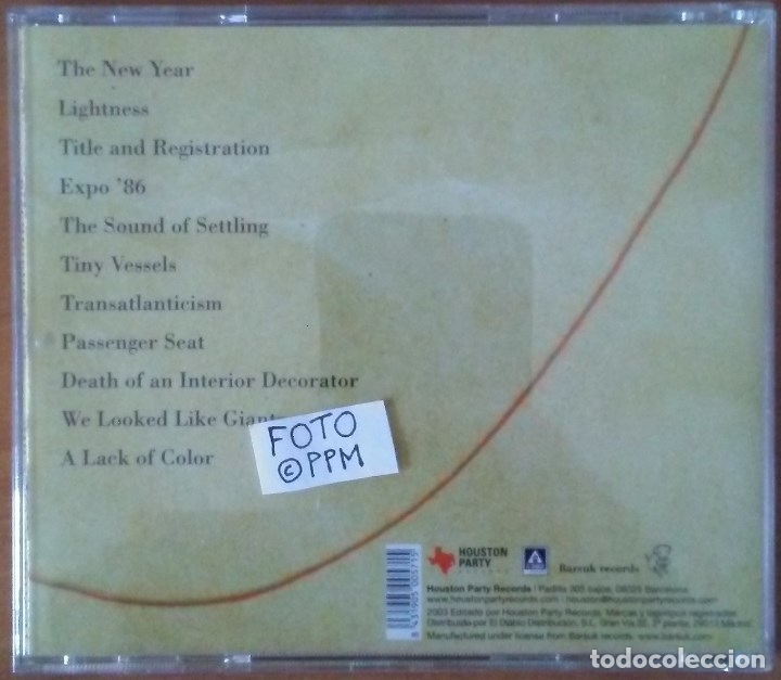 CDs de m&uacute;sica: Death Cab For Cutie - Transatlanticism - Foto 2