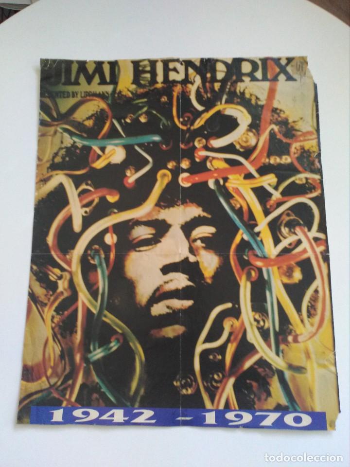 CDs de m&uacute;sica: Jimi hendrix p&oacute;ster - Foto 1