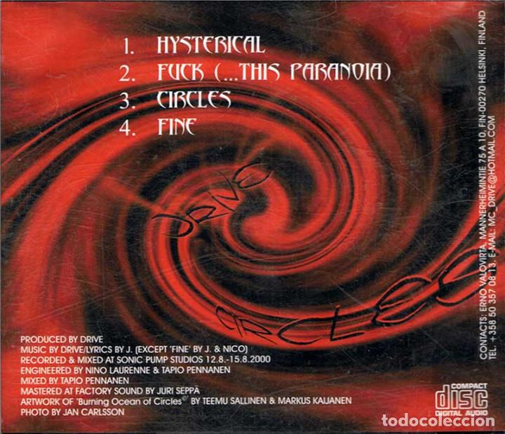 CDs de m&uacute;sica: Drive - Circles. CD EP. Sonic Pump Studios - Foto 2