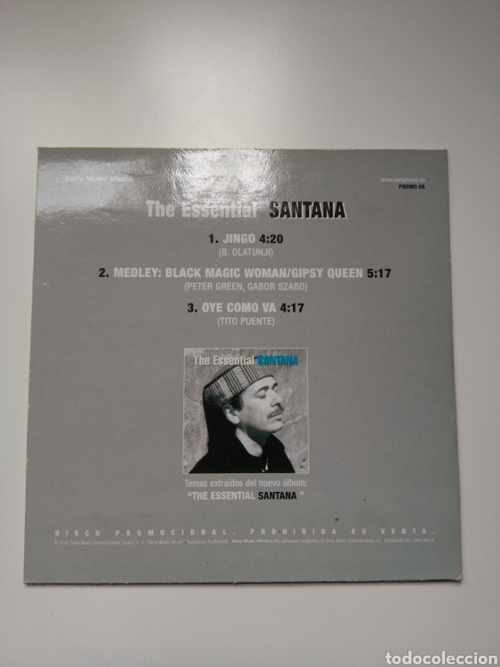 CDs de m&uacute;sica: Santana - The essential - Cd single promo - Foto 2