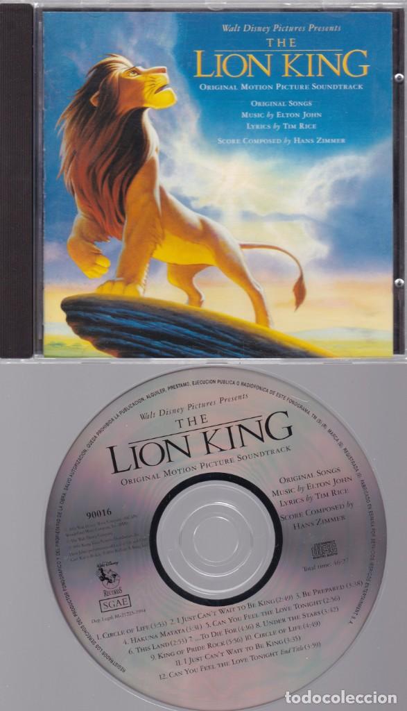 Cd The Lion King 12 Tracks Walt Disney Mus Sold Through Direct Sale