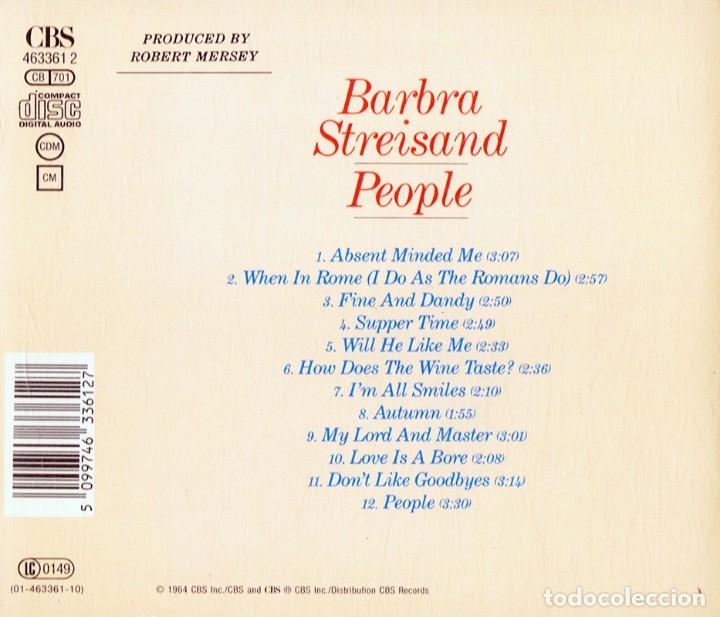 CDs de m&uacute;sica: BARBRA STREISAND &uml;PEOPLE&uml; - Foto 2