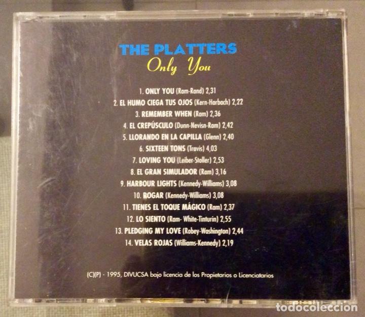 CDs de m&uacute;sica: The Platters. Only You - Foto 2