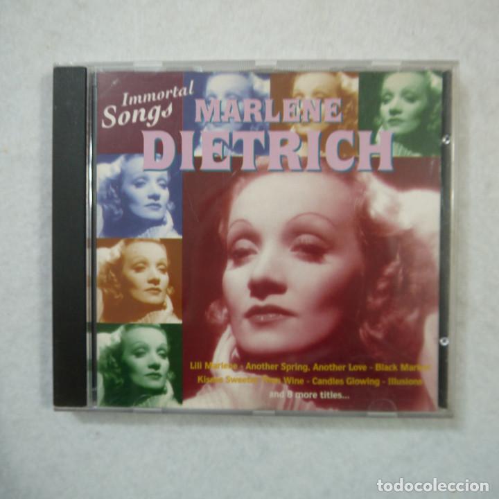 CDs de m&uacute;sica: MARLENE DIETRICH - IMMORTAL SONGS - CD 1995 - Foto 1