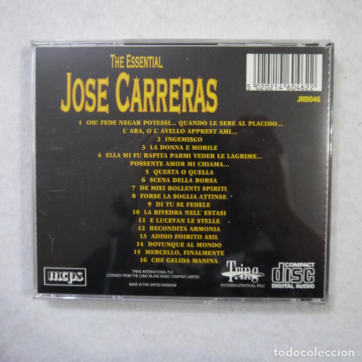 CDs de m&uacute;sica: JOSE CARRERAS - THE ESSENTIAL - CD - Foto 3