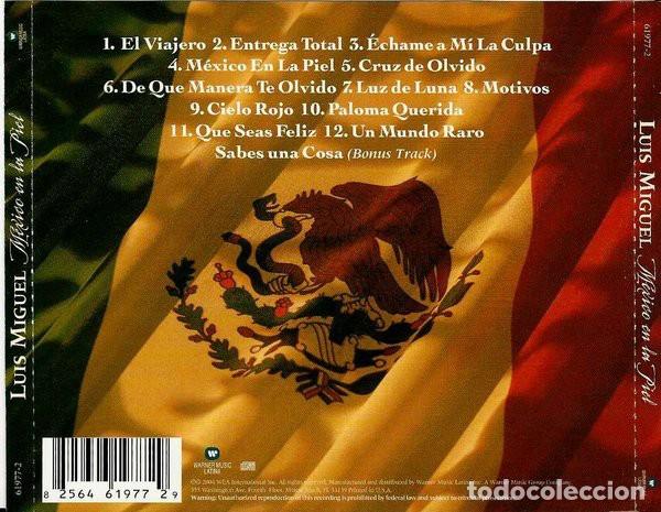 CDs de m&uacute;sica: Luis Miguel - M&eacute;xico en la Piel - CD - Foto 2