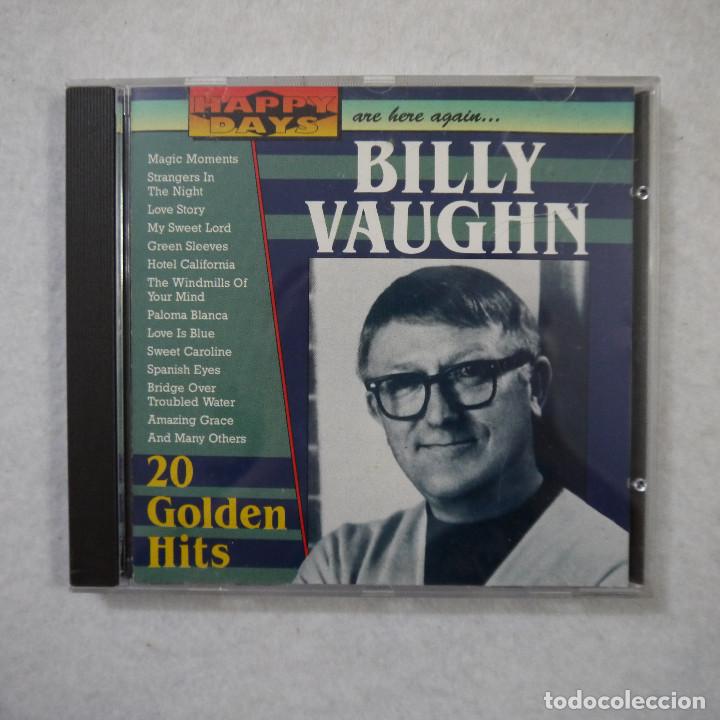 CDs de m&uacute;sica: BILLY VAUGHN - 20 GOLDEN HITS - CD - Foto 1