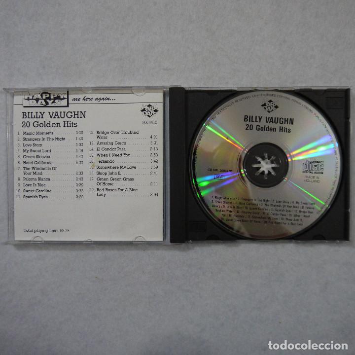 CDs de m&uacute;sica: BILLY VAUGHN - 20 GOLDEN HITS - CD - Foto 2